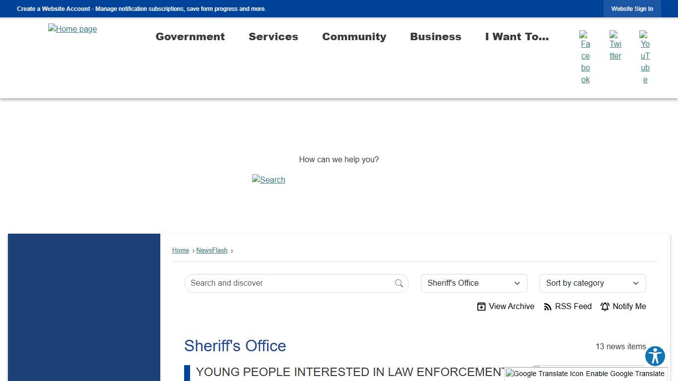 News Flash • Onslow County, NC